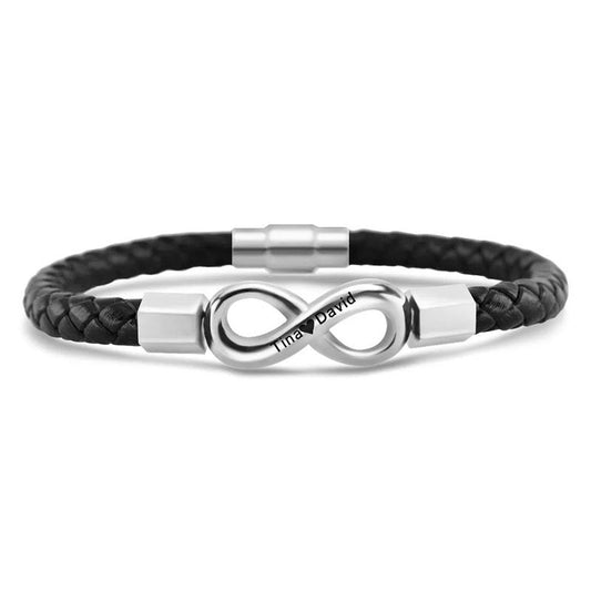 Bracelete Infinito para Ele – Para Meu Amor