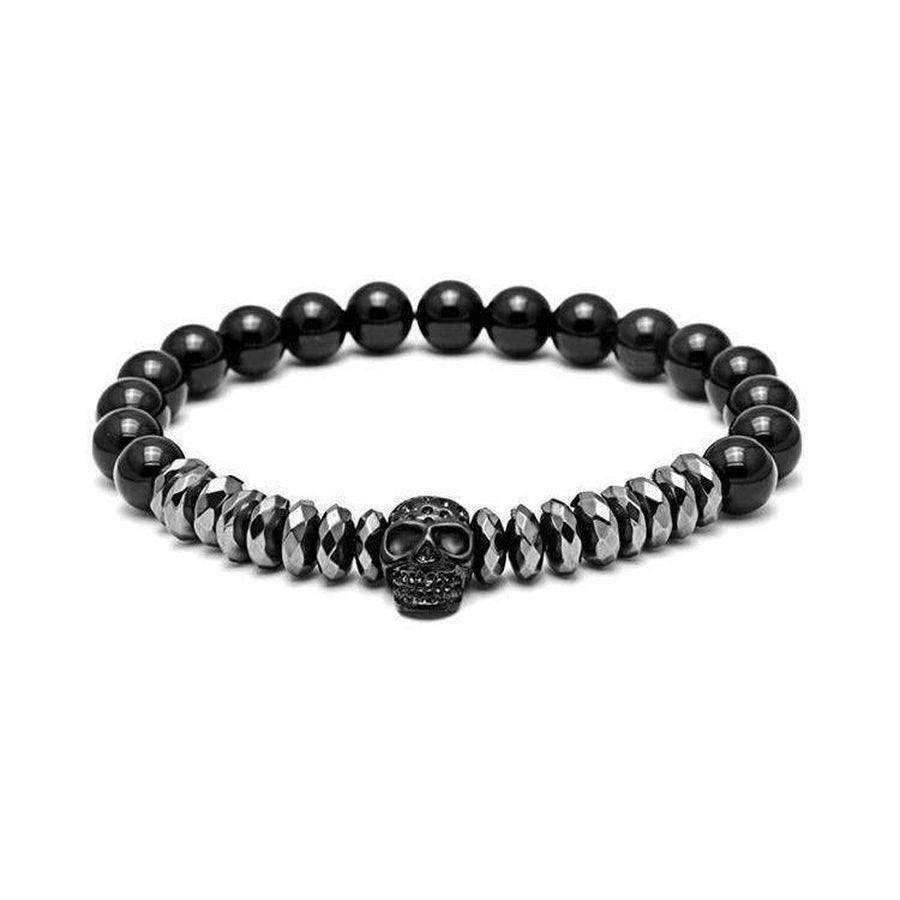 Pulseira Masculina de Força - Hematita e Titânio