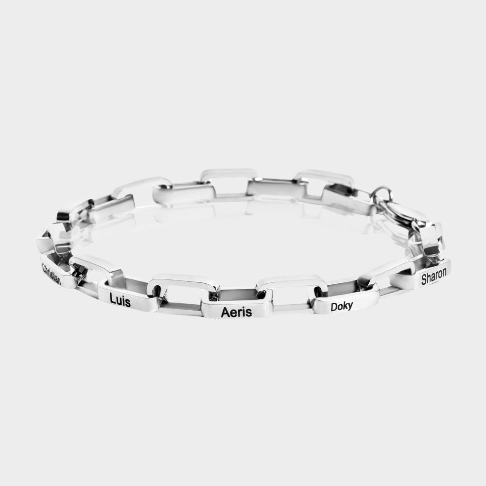 Pulseira Masculina Laços Eternos